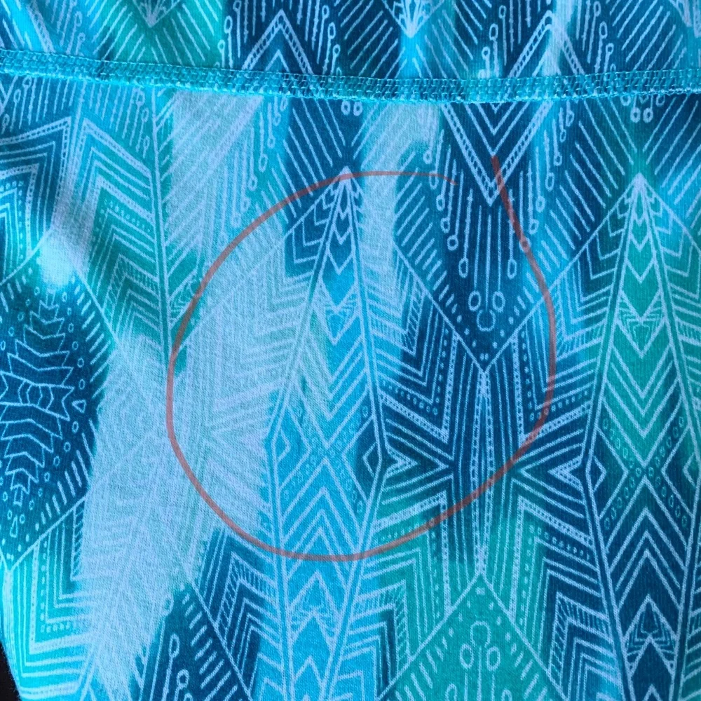 MARMOT Turquoise Strapy Dress with shelf bra, Large. - Picture 10 of 11